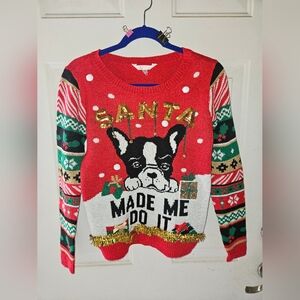 Festive Red Christmas Sweater